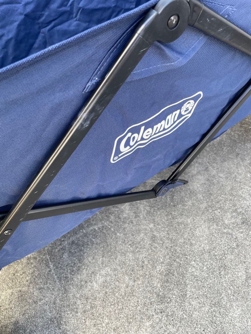 Coleman　折りたたみワゴン　ネイビー　アウトドア　キャリー　人気商品‼️