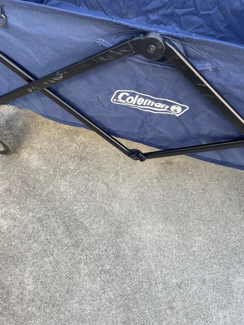 Coleman　折りたたみワゴン　ネイビー　アウトドア　キャリー　人気商品‼️