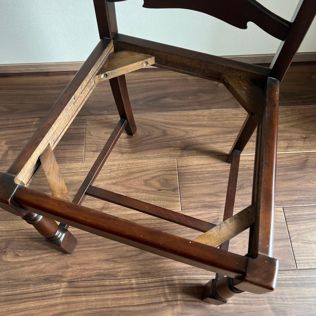 ②アンティーク　椅子　チェア　インテリア　ヴィンテージ　輸入家具　古家具　レトロ