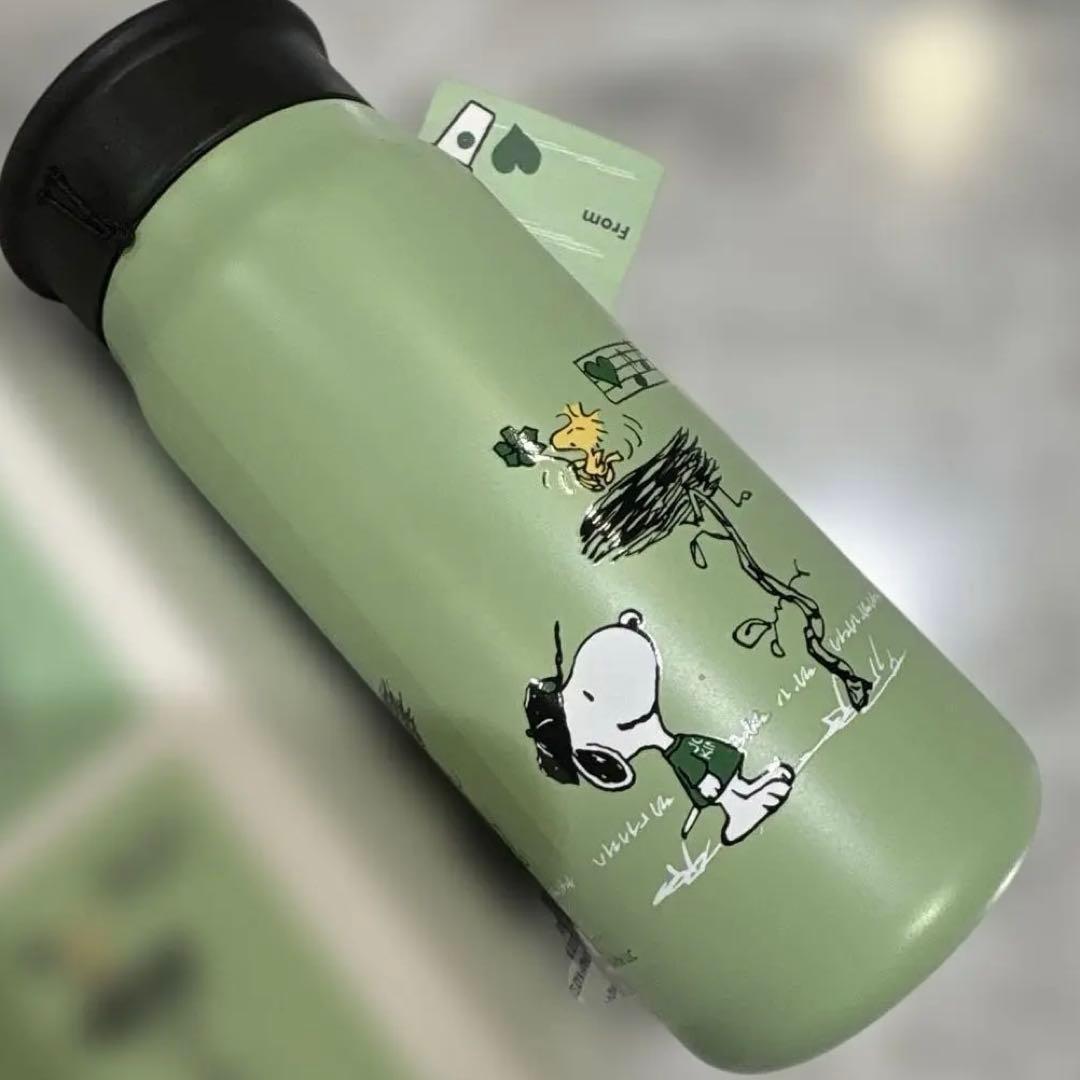海外限定　スターバックス　PEANUTS スヌーピー 水筒 12oz 355ml