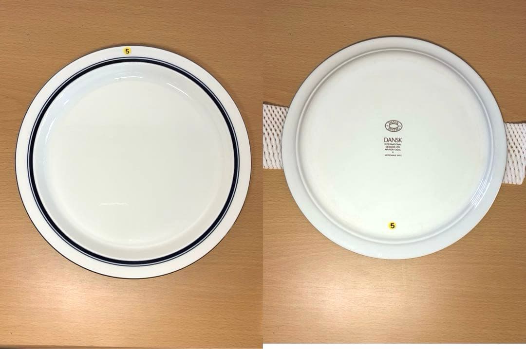 【美品】DANSK ダンスクBistro ディナープレート26.5㎝ 5枚セット