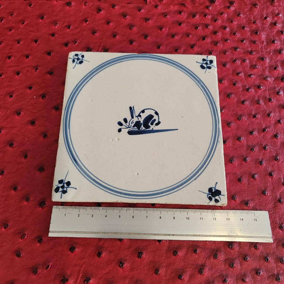 デルフトタイル うさぎ柄