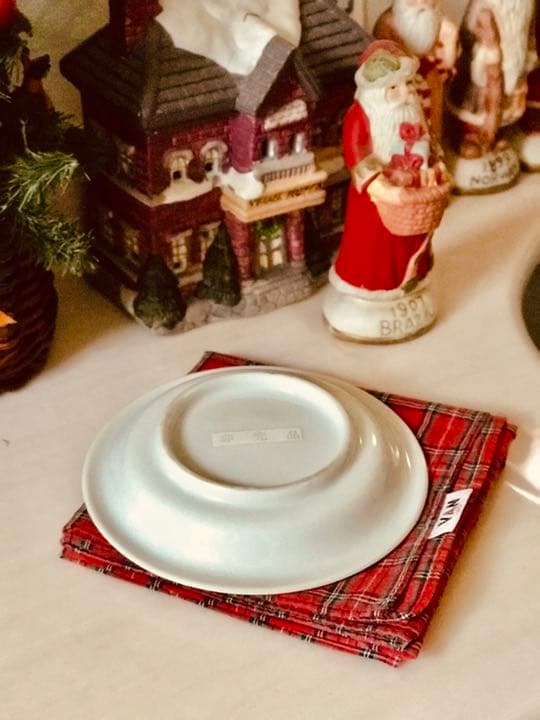 ⭐️VAN サンタクロース限定陶器の小皿、大変貴重！