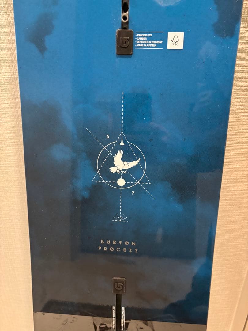 Burton Process スノーボード スペースシャトルデザイン 157