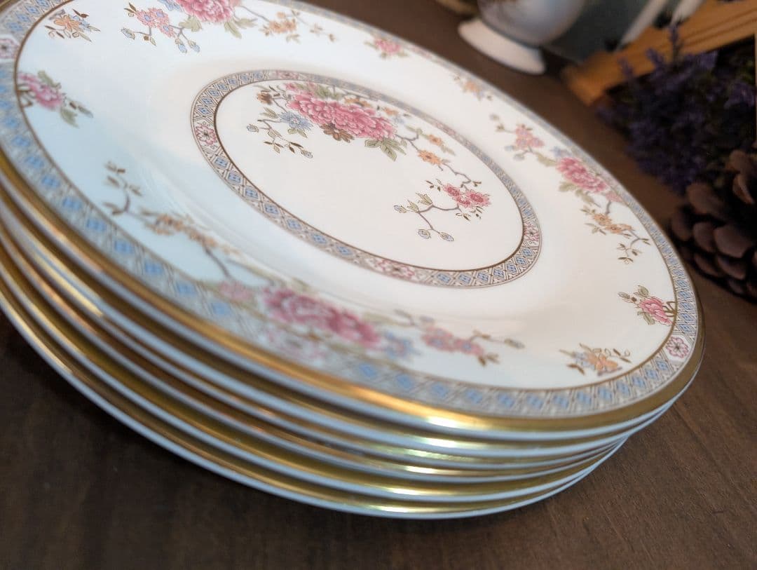 ロイヤルドルトン　カントン　ディナープレート27㎝プレート♡6枚