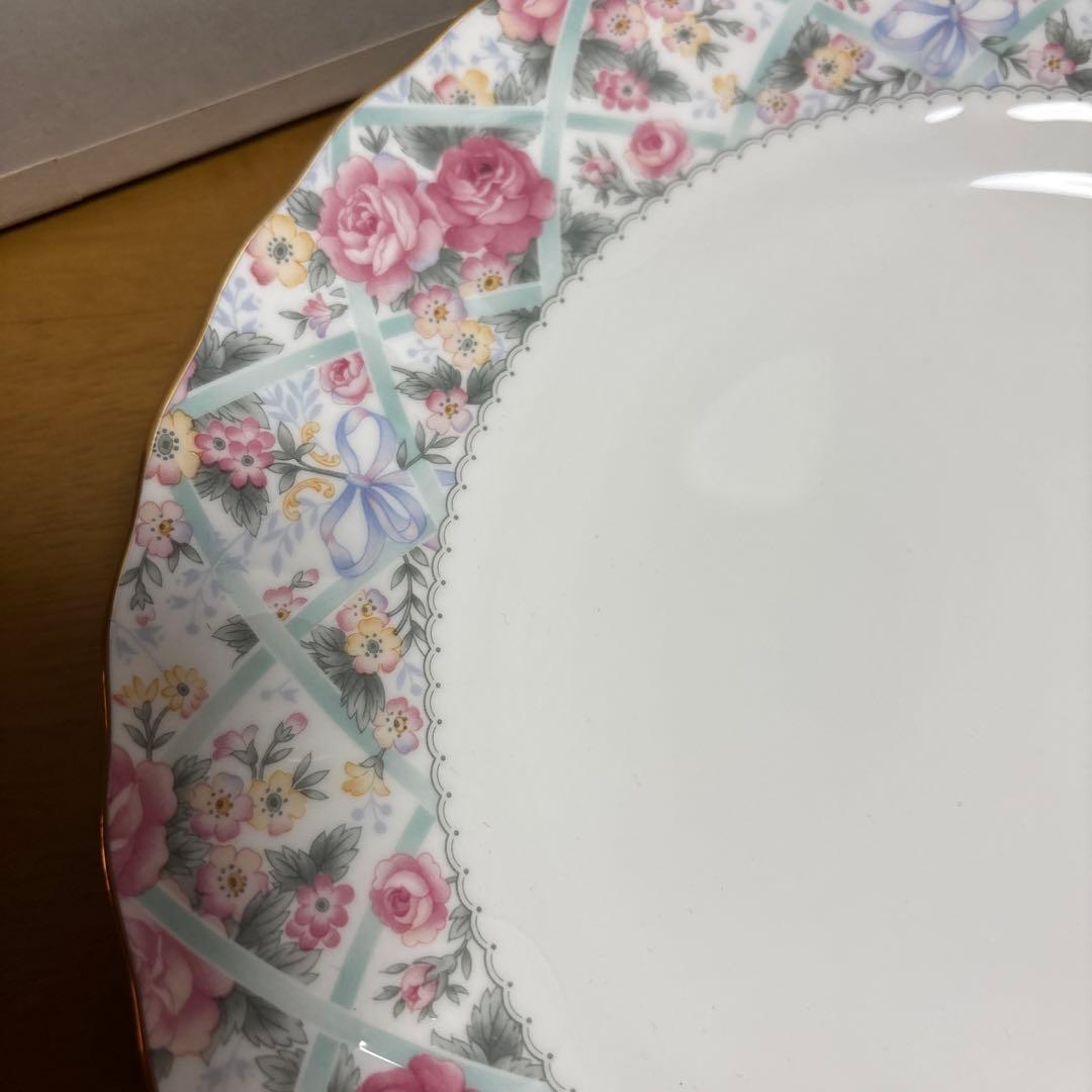 新品★ノリタケ ウエディングモール カップ&ソーサー5客&大皿1枚 廃盤品