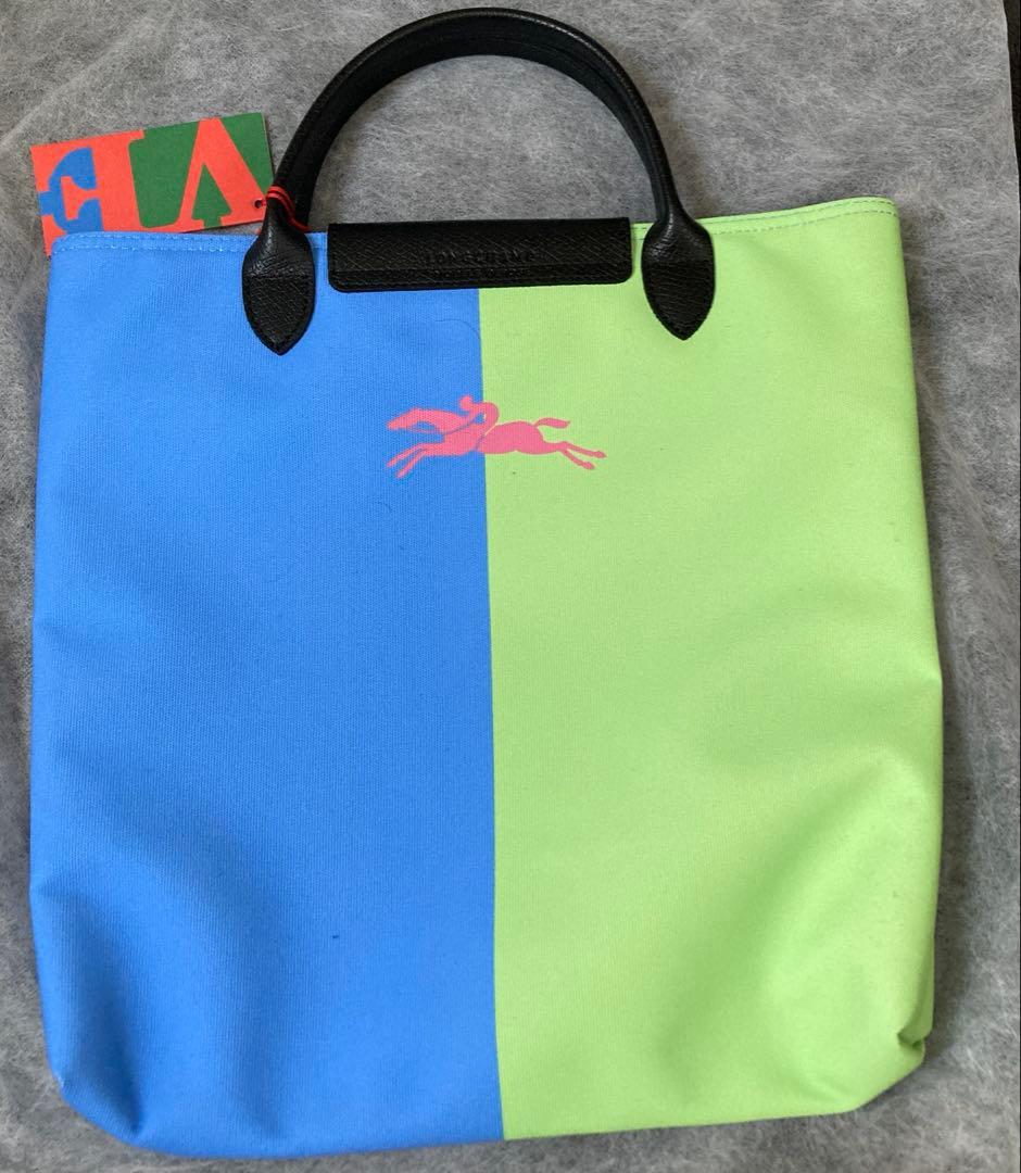 未使用LONGCHAMP ロバートインディアナコラボトートバッグ