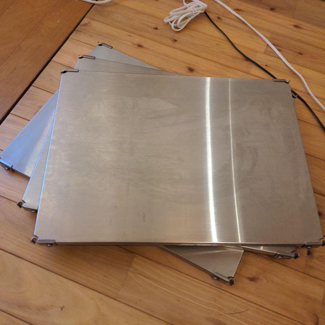 無印ステンレスユニットシェルフ 追加棚板　※3枚　54cmタイプ　②