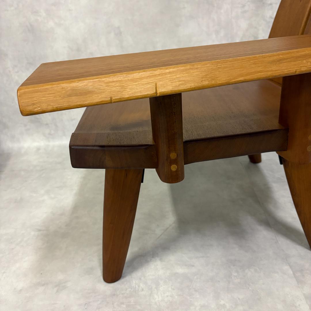 北欧　ラウンジチェア　無垢材【1脚】C