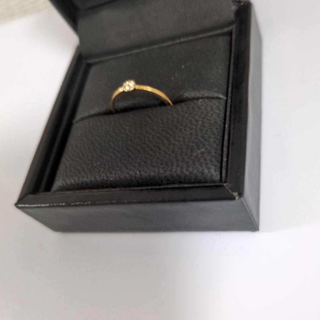 お値下げしました ete k10yg ダイヤモンリング7号 【最終価格】