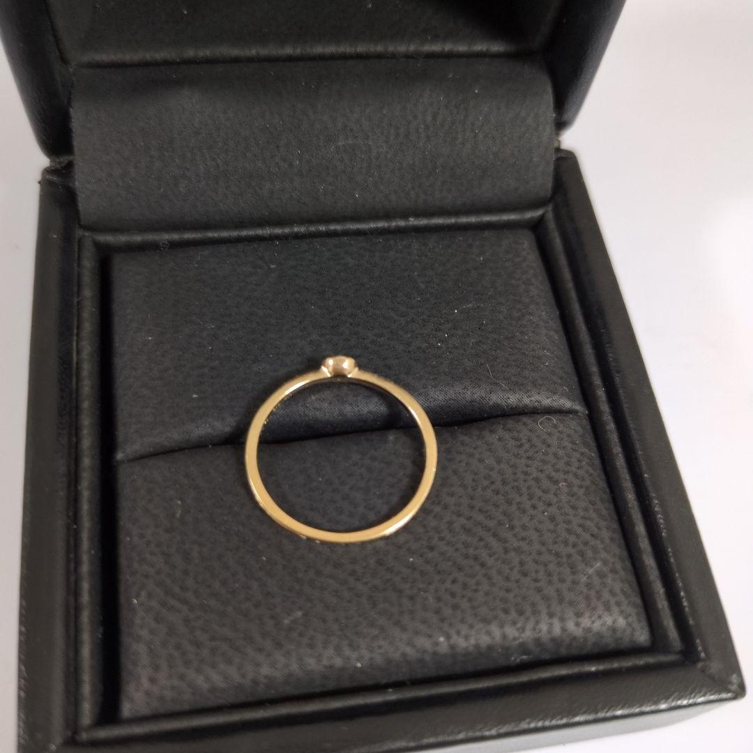 お値下げしました ete k10yg ダイヤモンリング7号 【最終価格】