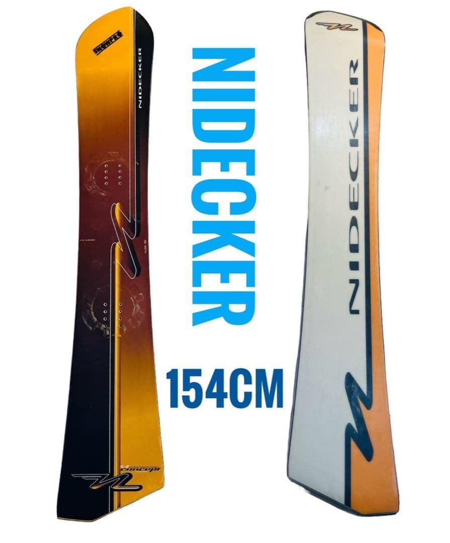 【良品】NIDECKER 154 レーシング ナイデッカー concept