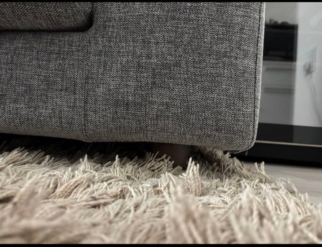 LIVING HOUSE】当時の価格30万・カバリングソファ・羽毛・2.5人用