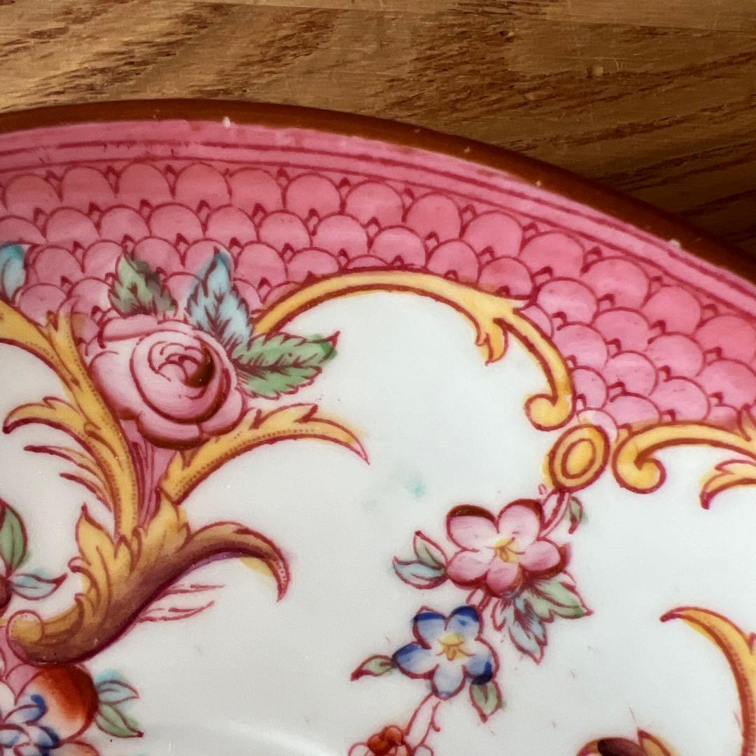 フランスサルグミンヌ窯、Mintonパターン148 ティーカップ＆ソーサー