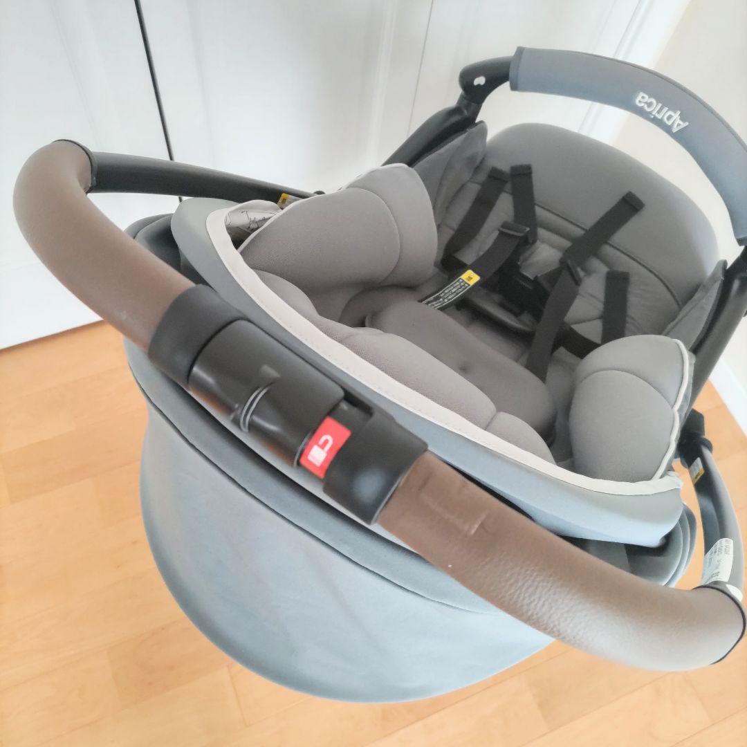 Aprica ベビーカー カルーンエアー 6DA89ACDJ グレー