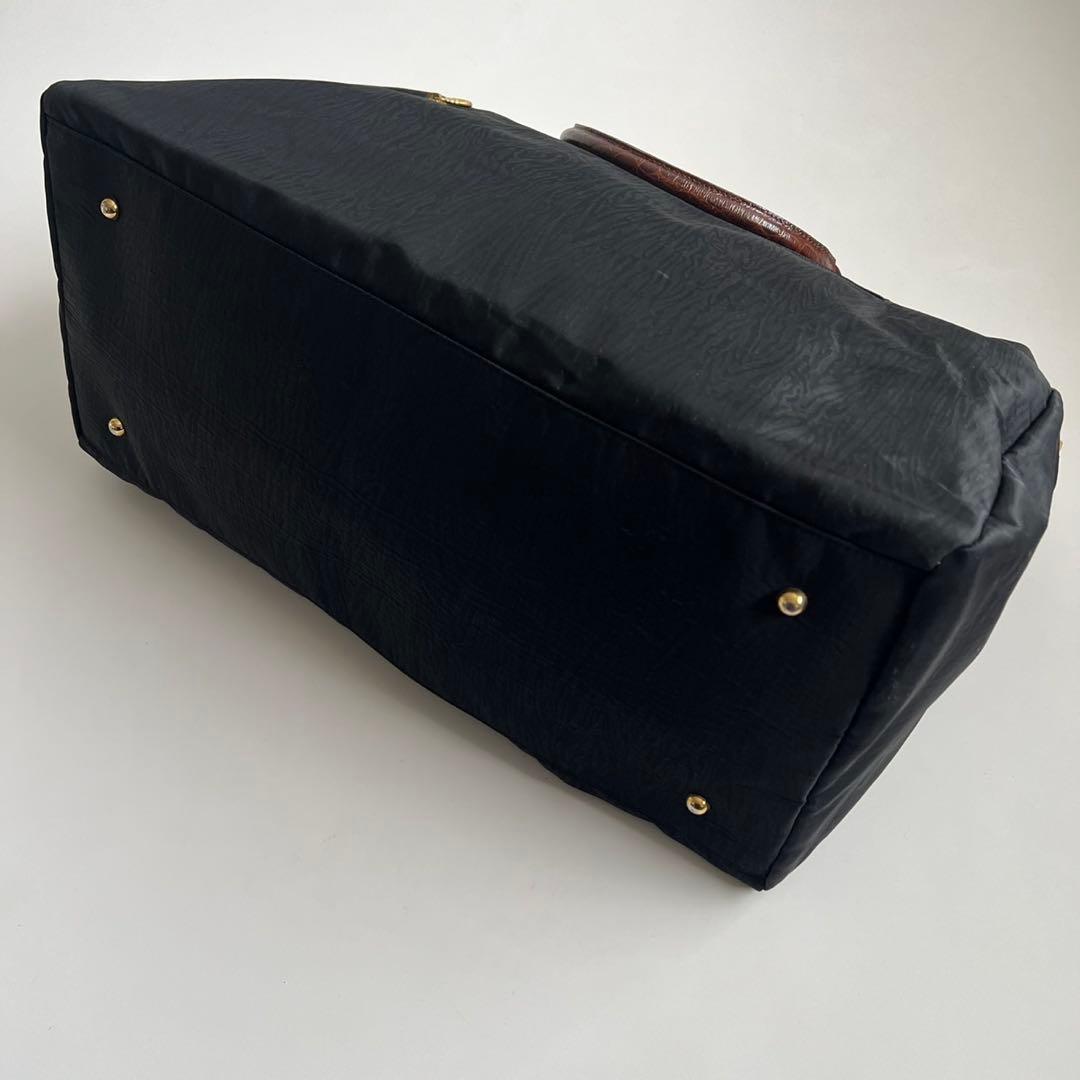 バッグ BALENCIAGA BB CROCO BOSTON HAND BAG