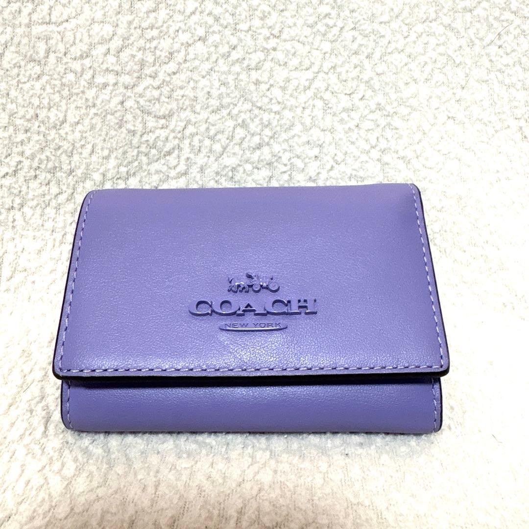 新品　COACH　折り財布　マイクロウォレット