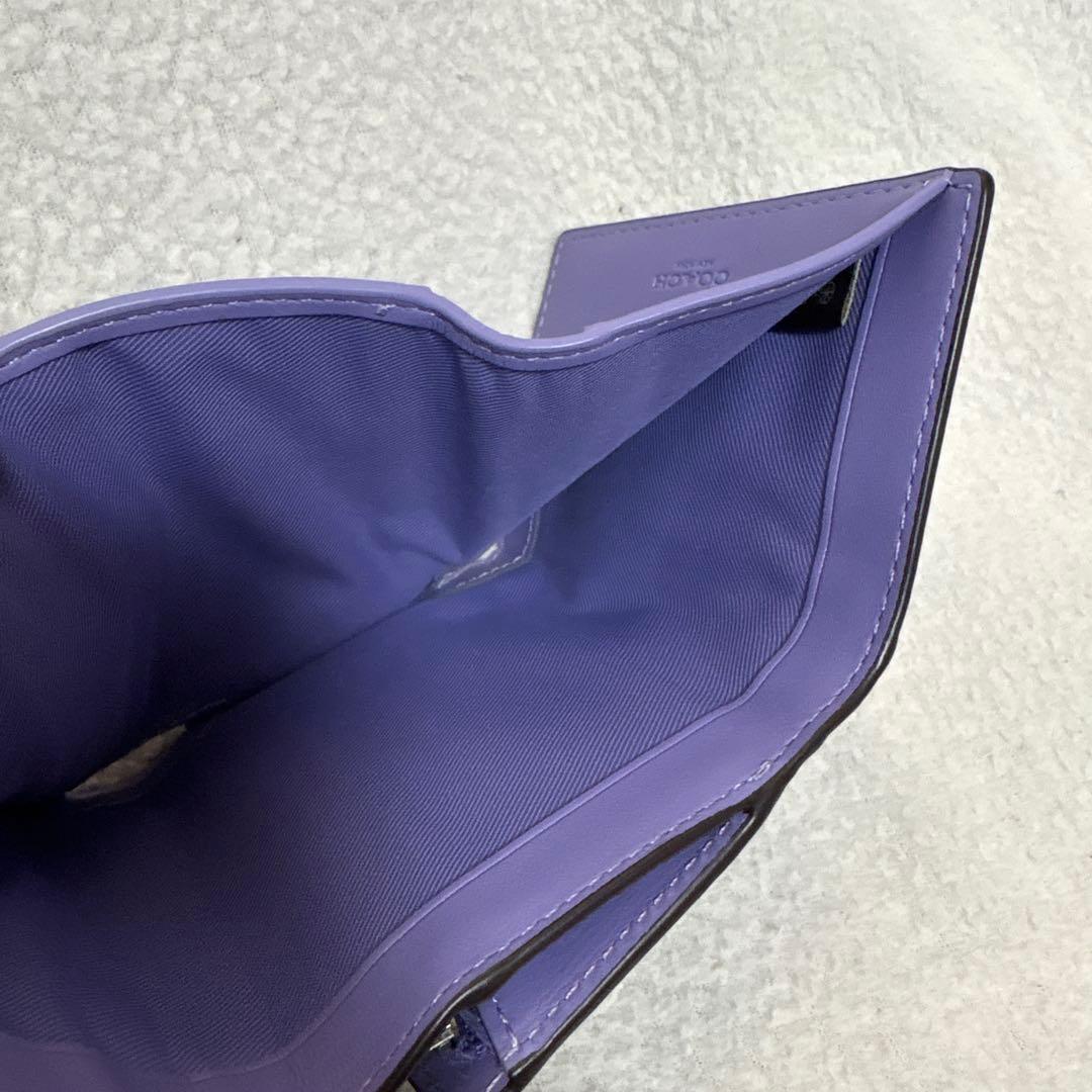 新品　COACH　折り財布　マイクロウォレット