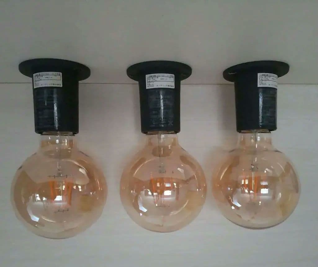 【新築の取外し】小型LED照明器具 (3個)