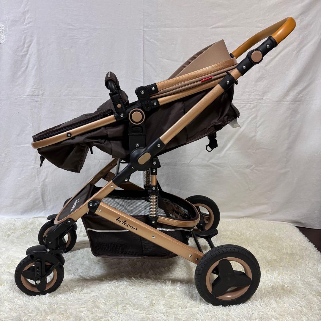 極美品　belecoo ベビーカー チャイルドシート トラベルシステム a型