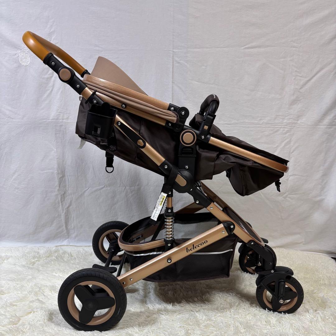 極美品　belecoo ベビーカー チャイルドシート トラベルシステム a型