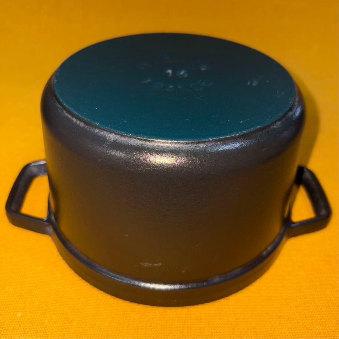 早い者勝ち‼️希少 美品 ストウブ ココット16cm 旧型 深型 鉄鍋 ホーロー