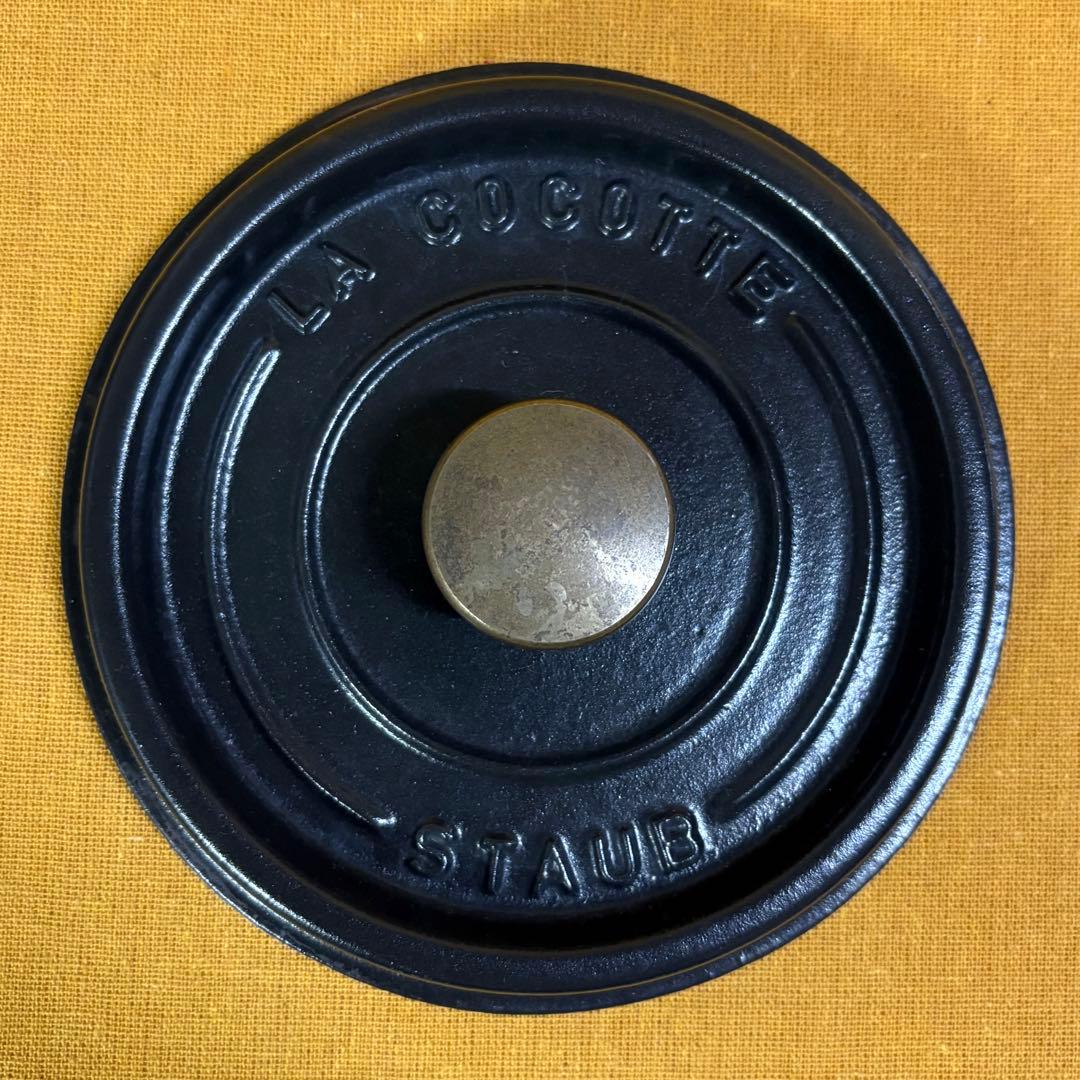 早い者勝ち‼️希少 美品 ストウブ ココット16cm 旧型 深型 鉄鍋 ホーロー