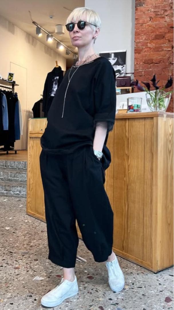 portaille ポルタユ　ホワイトレザー ジッパースニーカー