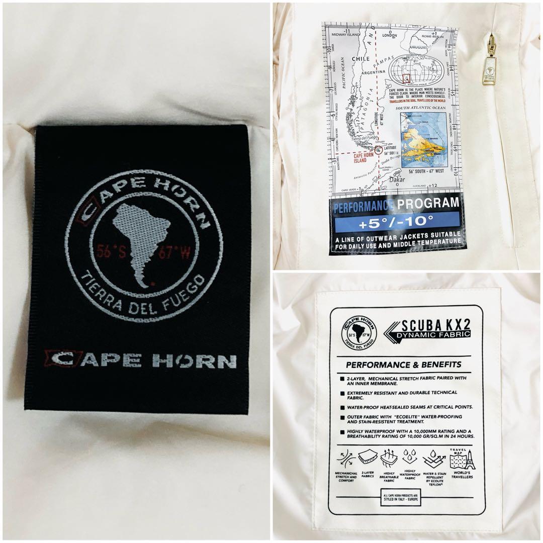 24AW✨️ケープホーン カサブランカ　 ダウンジャケット　異素材切り替え　フード