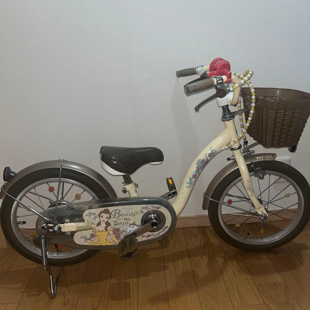 トイザらス　ベル　美女と野獣　自転車　16インチ　ディズニー　プリンセス