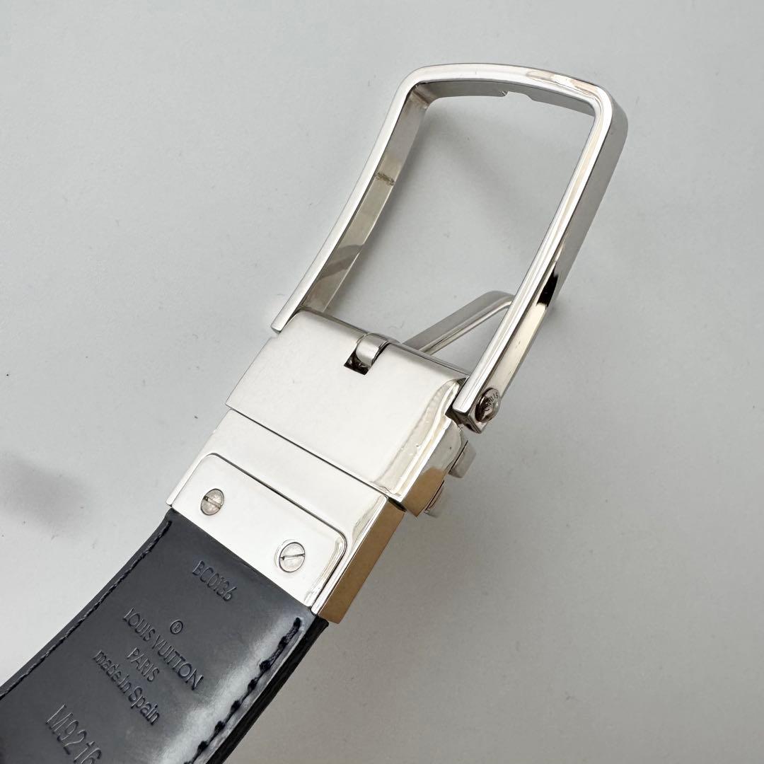 【美品】ルイヴィトン サンチュール ダミエグラフィット PVCレザー ブラック