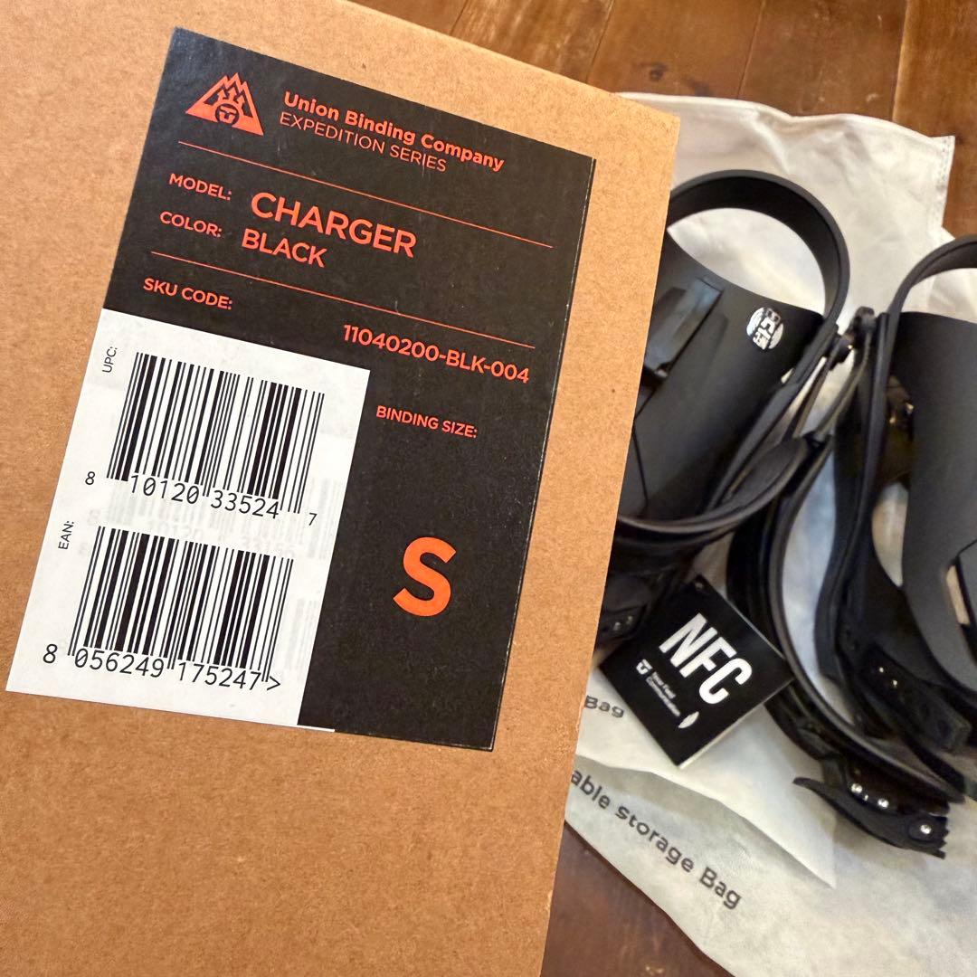 UNION CHARGER スプリットボード用ブラックS/2025-26モデル
