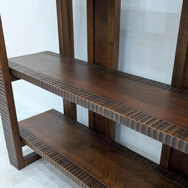 日本民芸デザイン陳列棚（オープンシェルフ）