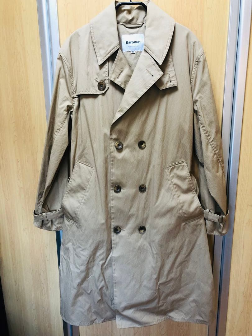 【良品】バブアー Barbour トレンチコート サイズ36 ベージュ