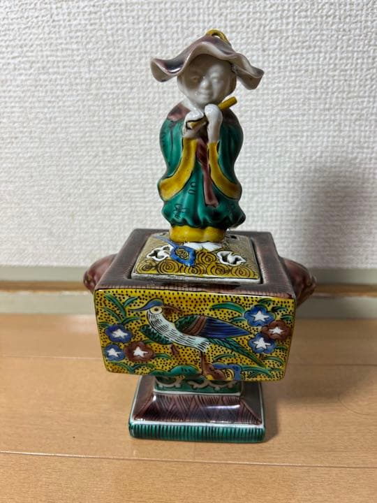 281 九谷焼　香炉　時代物　古美術品