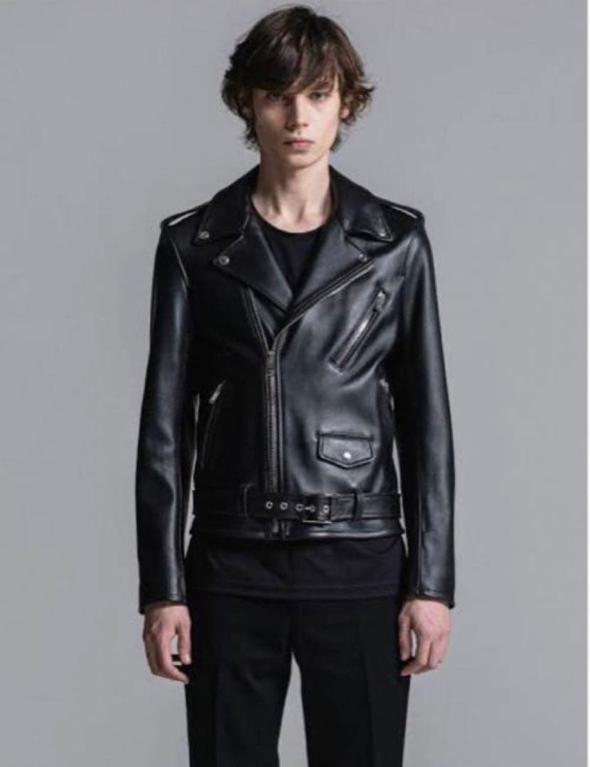 LITHIUM HOMME ダブルライダーズジャケット 46size