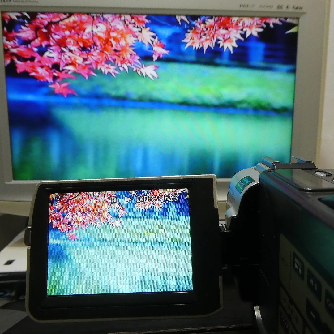動作品ソニー DCR-TRV7 MiniDVビデオカメラ　DVDダビングに最適