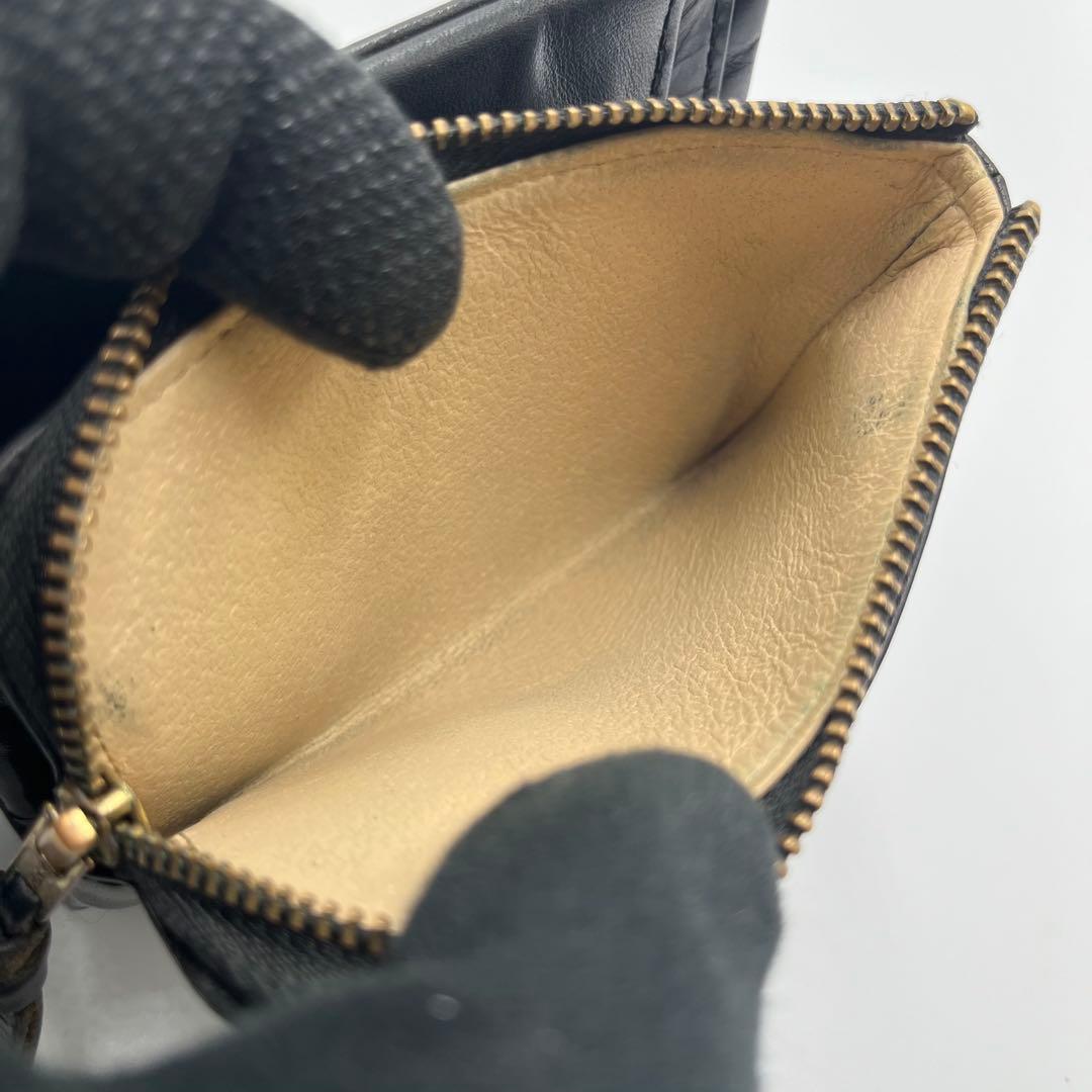 希少 美品 ポーター ソーク 二つ折り財布 コンパクトウォレット 黒 箱付き