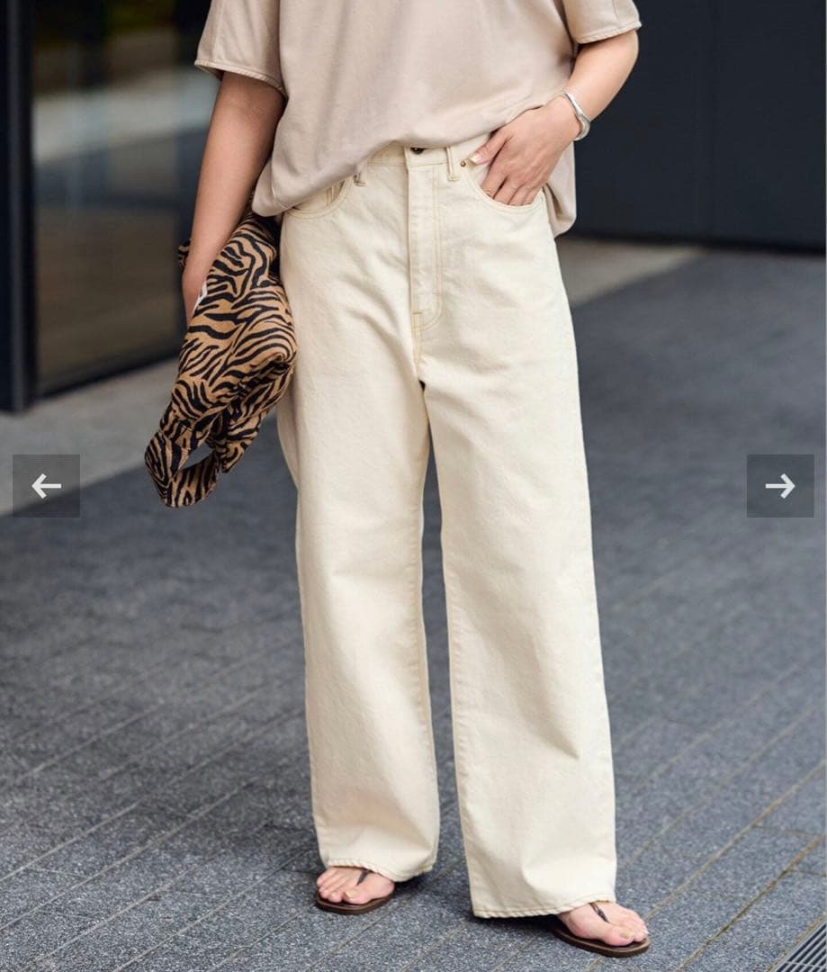 FRAMeWORK デニムストレートパンツ　38