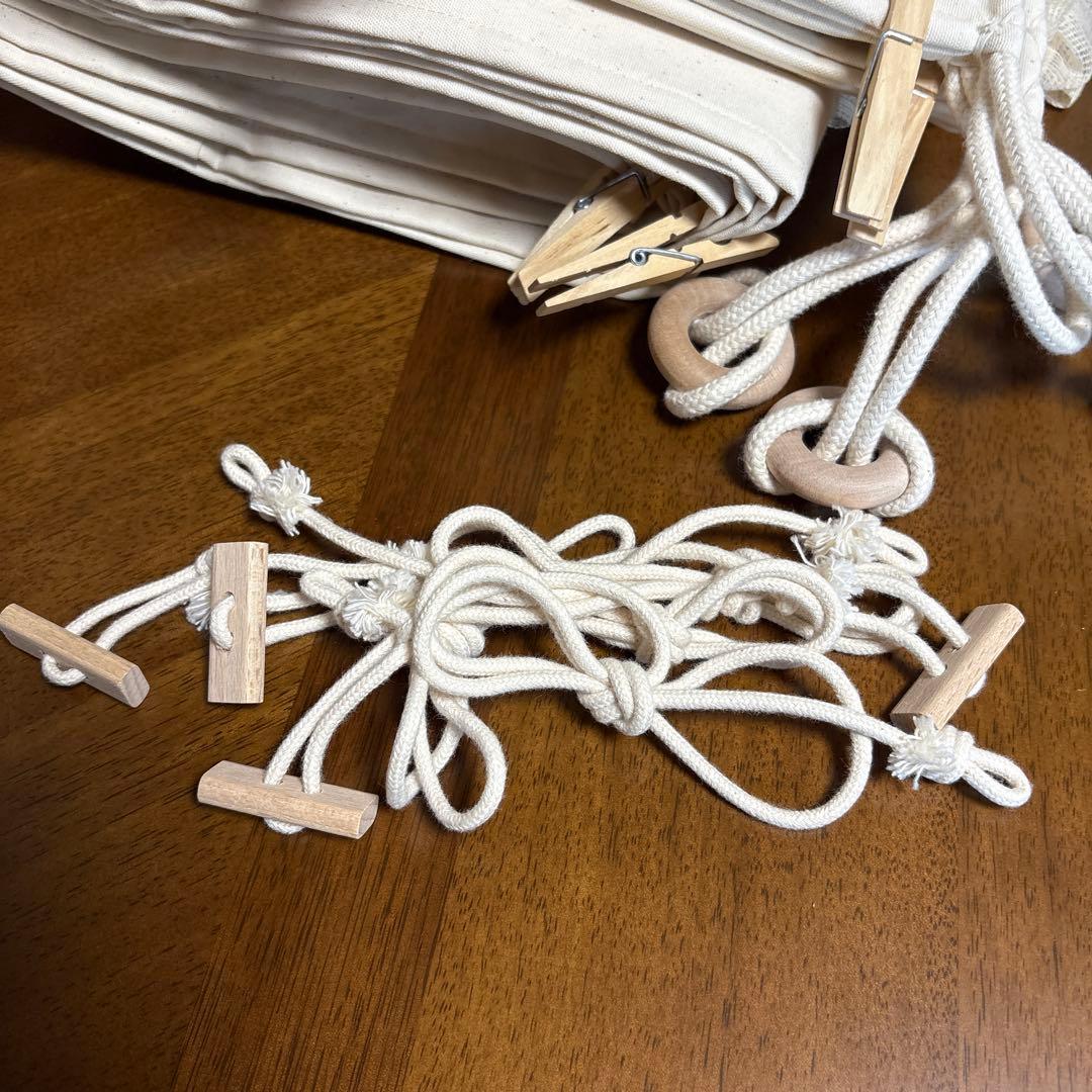 ルカ様用 ヘンプ　麻　からみ織り　蚊帳　ベッド用蚊帳　フレーム無し