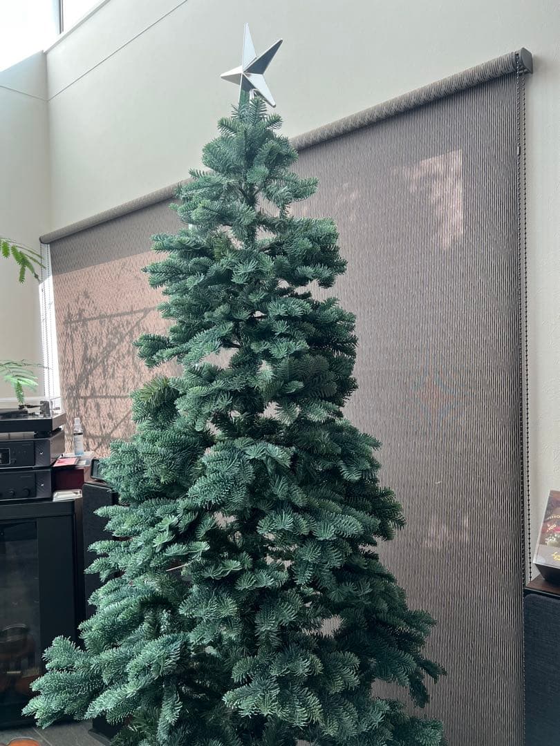 美品　クリスマスツリー 210cm 星型トッパー付き