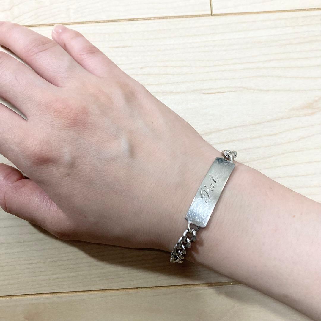 FORSTNER us army スターリング シルバー IDブレスレット