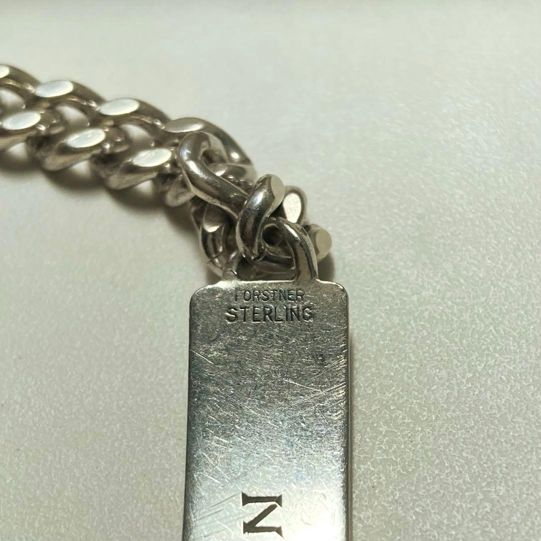 FORSTNER us army スターリング シルバー IDブレスレット