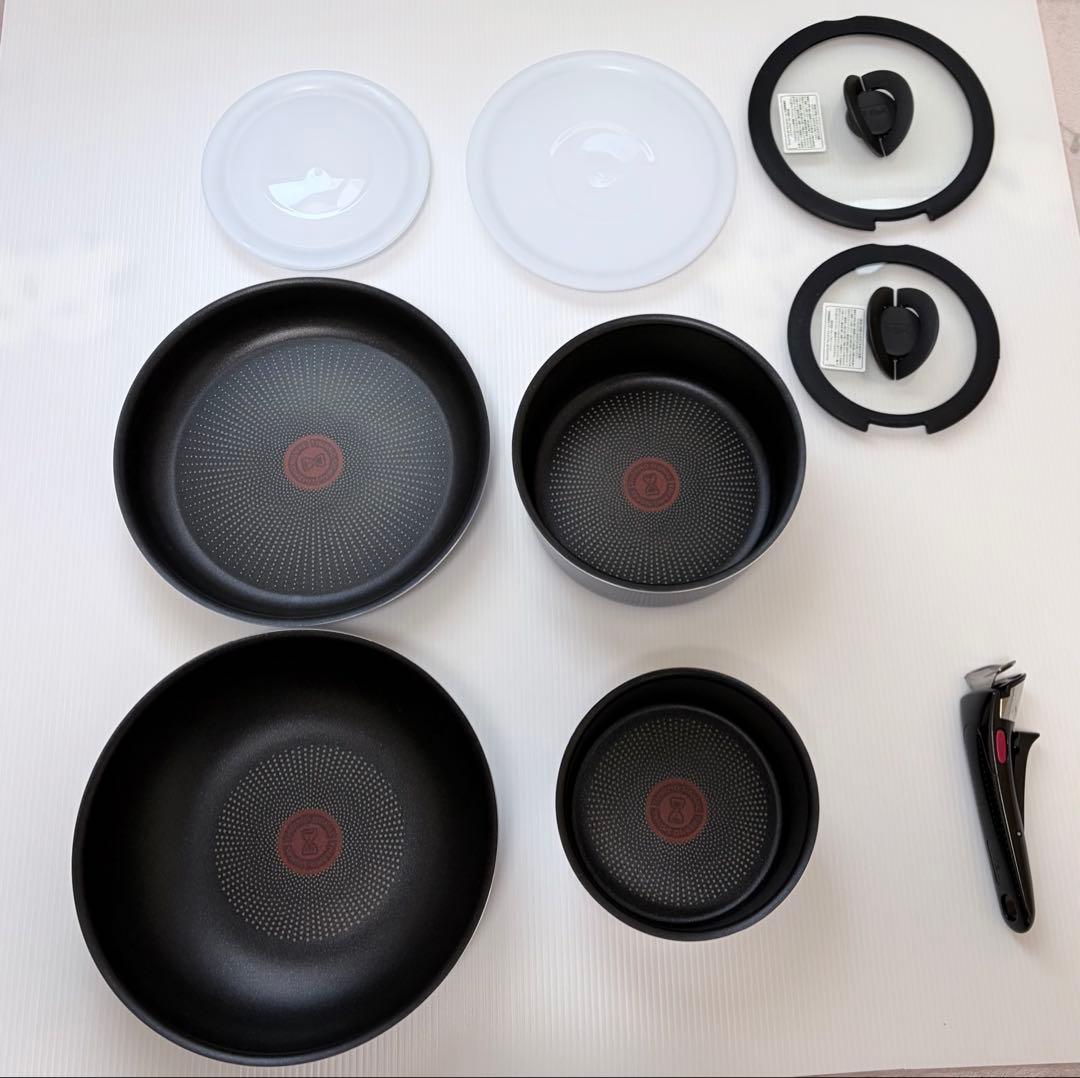 取手のとれる ティファール 鍋・フライパンセット