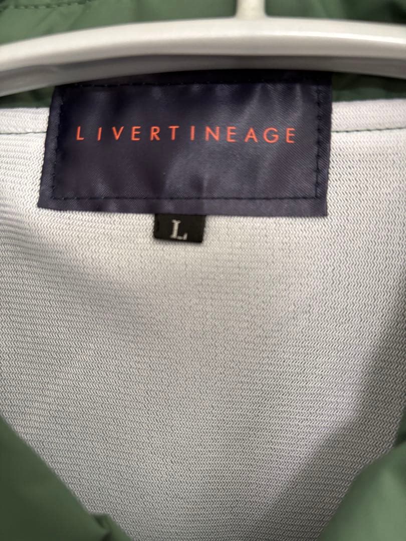 LIVERTINEAGE×橘リノコラボ　コーチジャケット　L グリーン