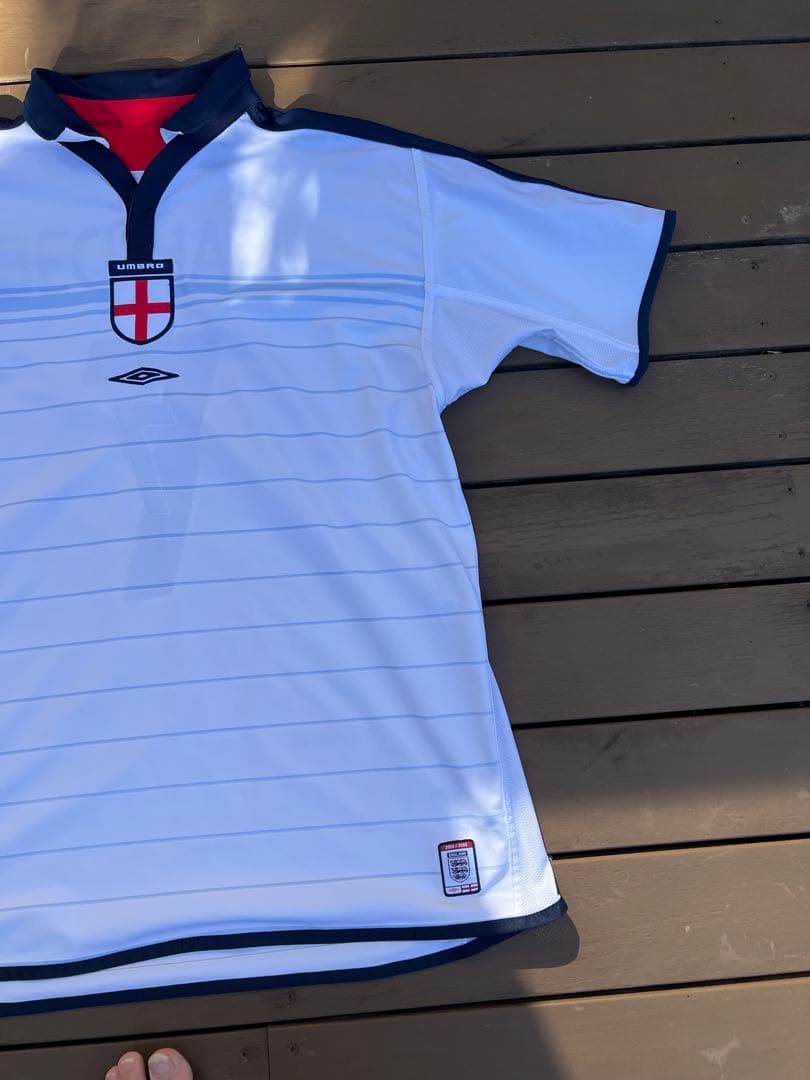 イングランド代表 03-05 ホーム ベッカム ユニフォーム #7 リバーシブル