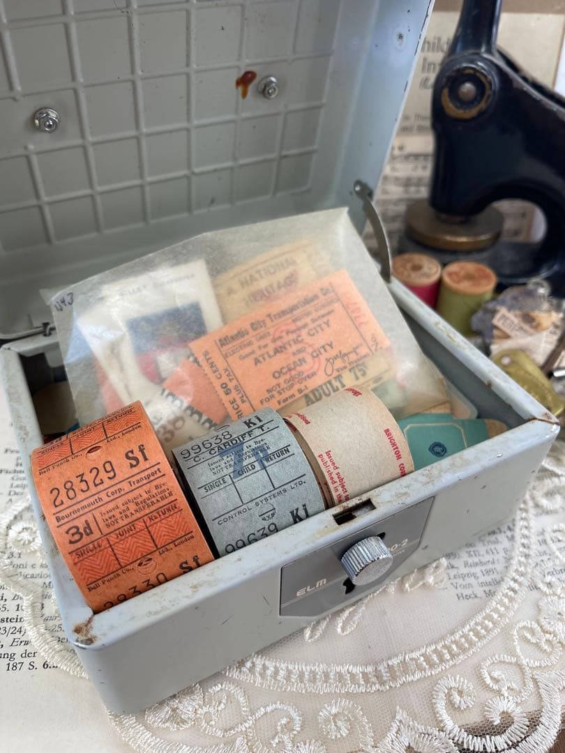 ＼限定／ 豪華 コラージュ素材 おすそ分けファイル ヴィンテージ ロールチケット