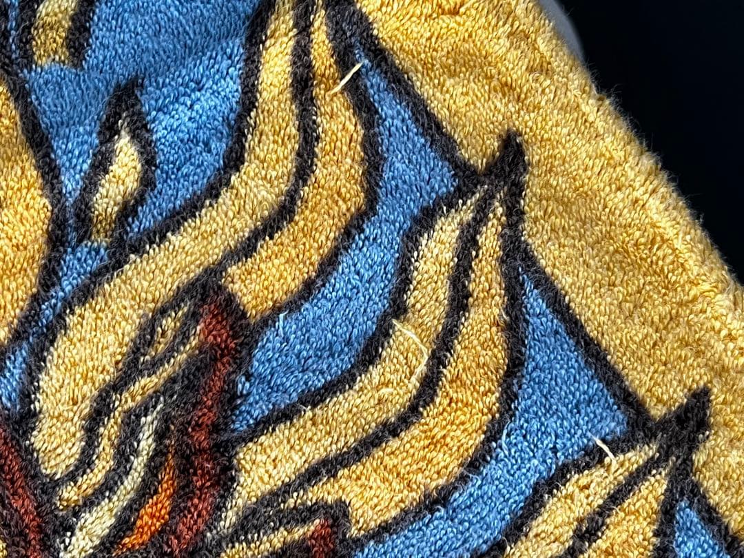 エルメス　ソレイユ　ビーチマット　タオル　オレンジ