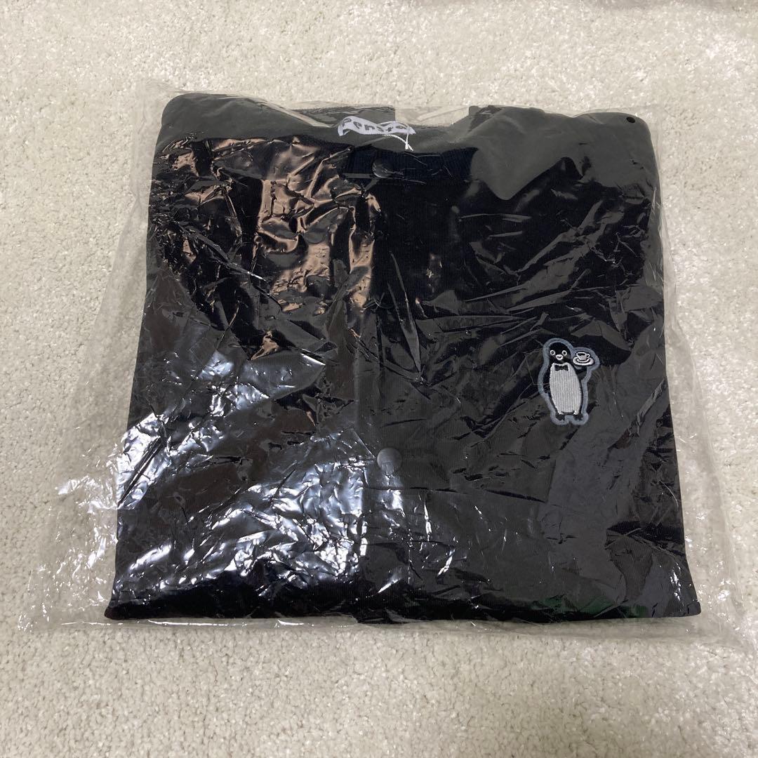 もふもふ⭐️　Suicaのペンギン　裏毛カーディガン　Mサイズ　クロ&グレー