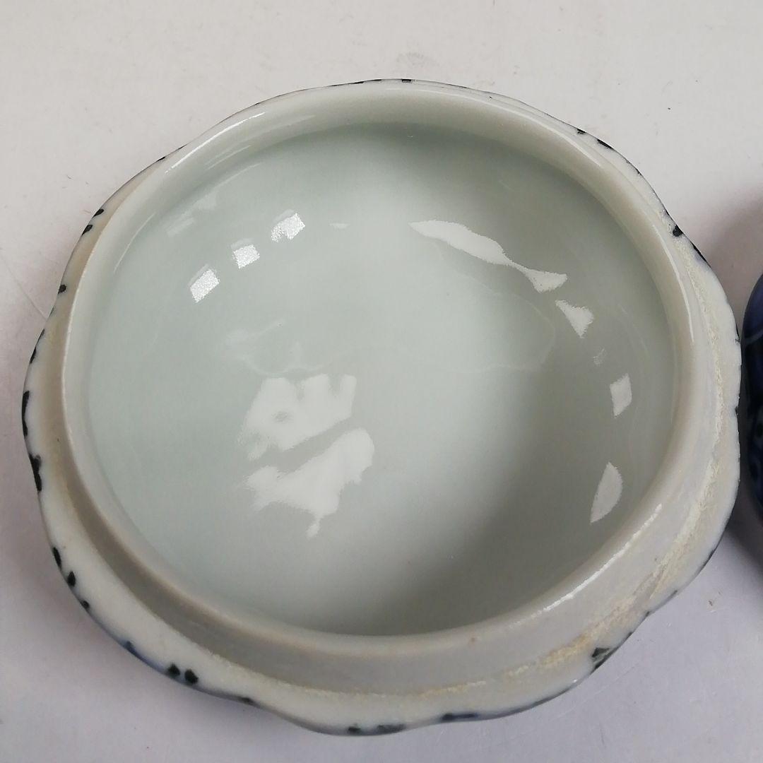 Ｗ９５　香合　『蜜柑　香合』『高野昭阿弥 造』　共箱　茶道具